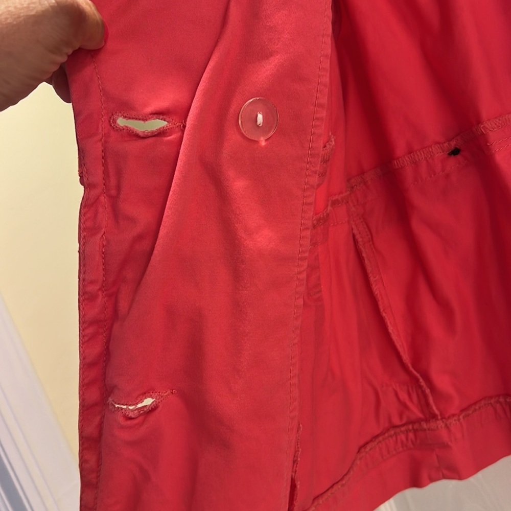 Coral Button Jacket - Picture 6 of 9